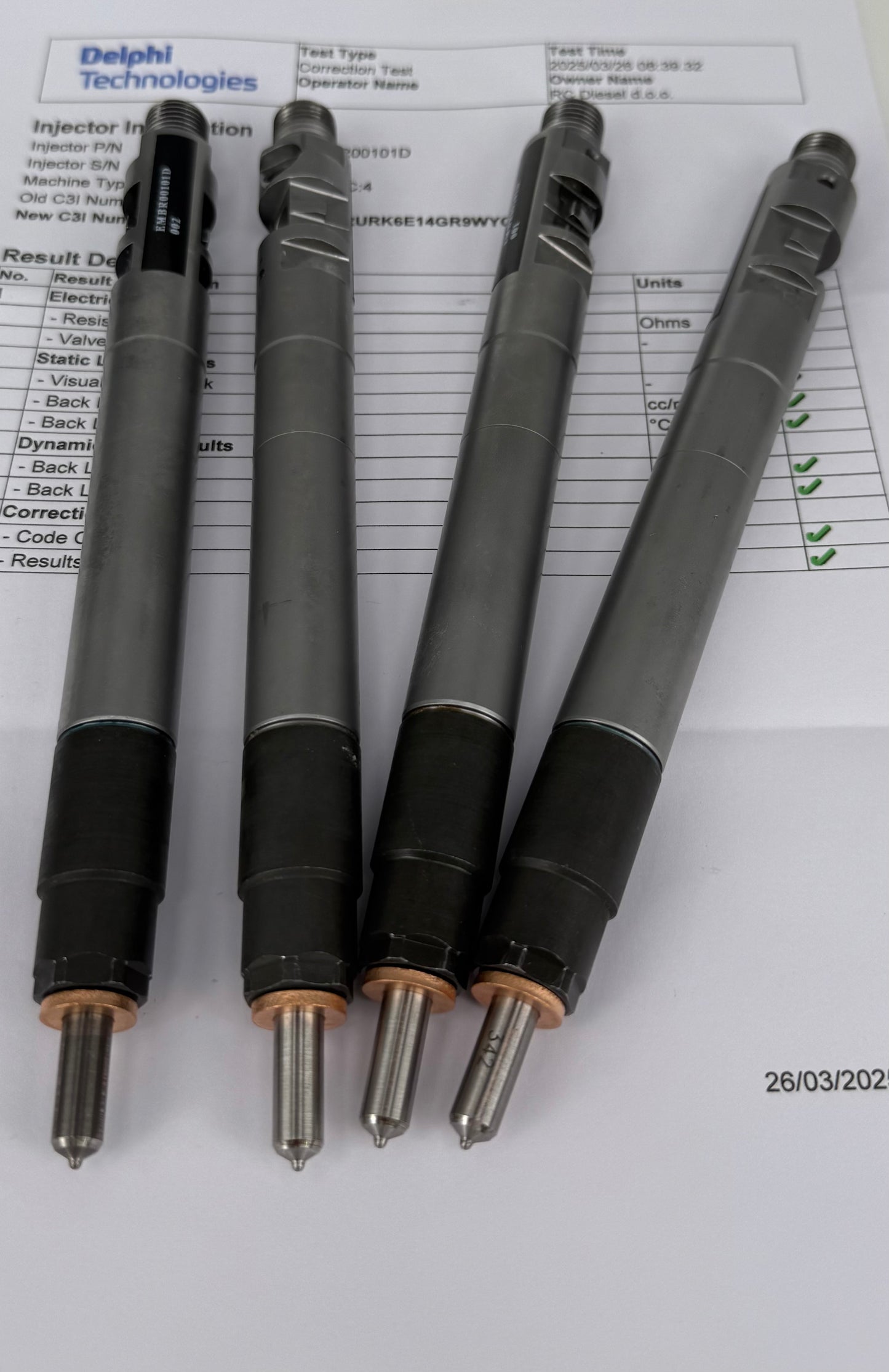 ⚒ POPRAVLJEN injektor DELPHI R00101D 9686191080 R00101DP EMBR00101D PSA 2.0.👌 Primerno za avto Peugeot Citroen Ford. Naroči ali se odloči za popravilo šob +386 51 328 088. (Komplet x 4 kosa).