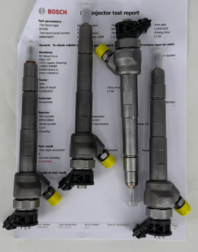 🔧 POPRAVLJENA šoba 0445110654, 0445110653, 0445111019, LR073710, G4D39K546AA, AJ813375, 02AJ813375 BOSCH za 🚙 Jaguar Land Rover. Pravočasen pregled je ključ do prihranka +38651328088.