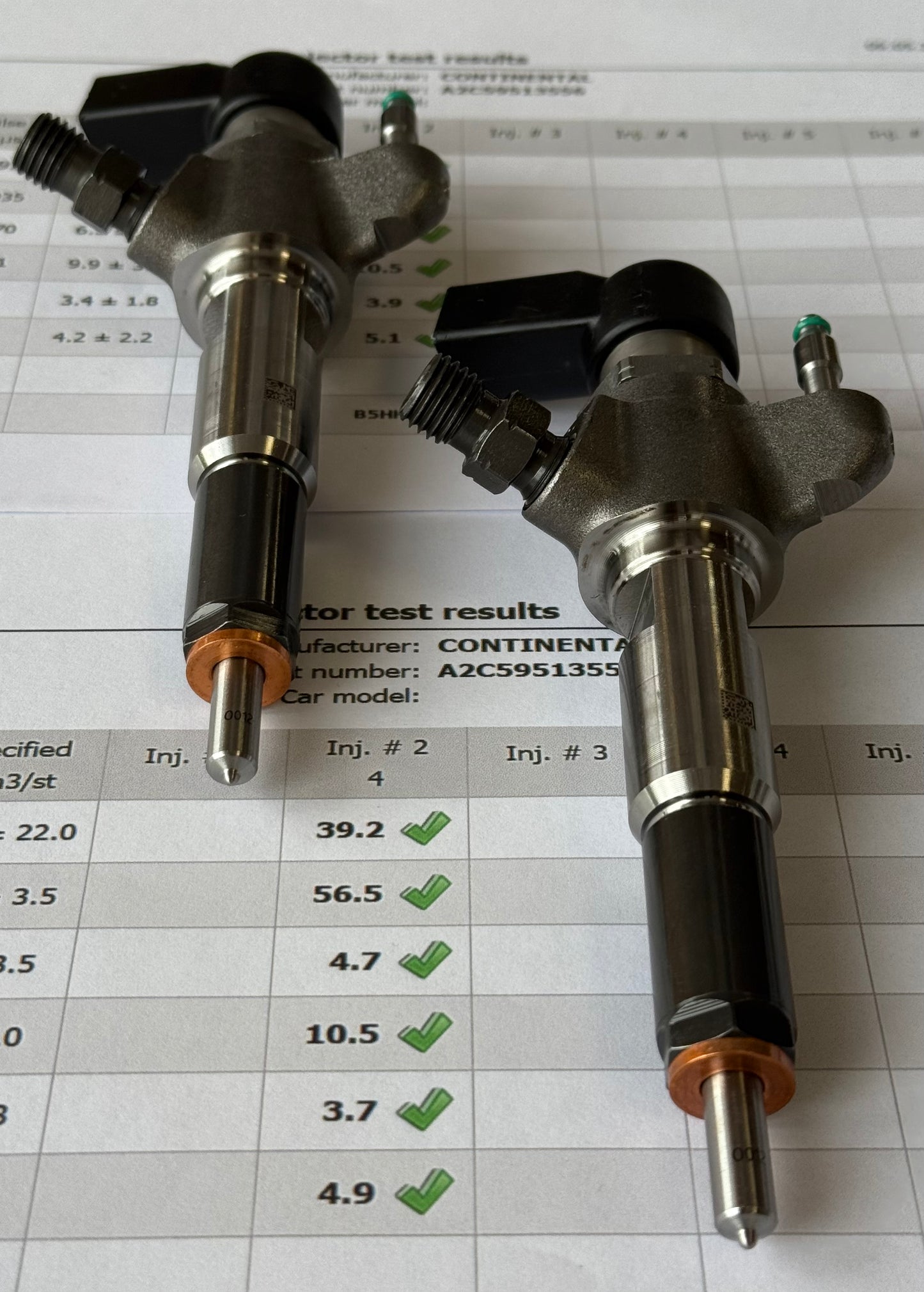 ⚒ OBNOVLJEN (KOMPLET x 4 kosa) dizelskih injektorjev A2C59513556 9802448680 9674973080 SIEMENS/ VDO Peugeot 1.6. 📌Pregled in popravilo šob/ visokotlačnih črpalk naroči ☎ +386 51328088.