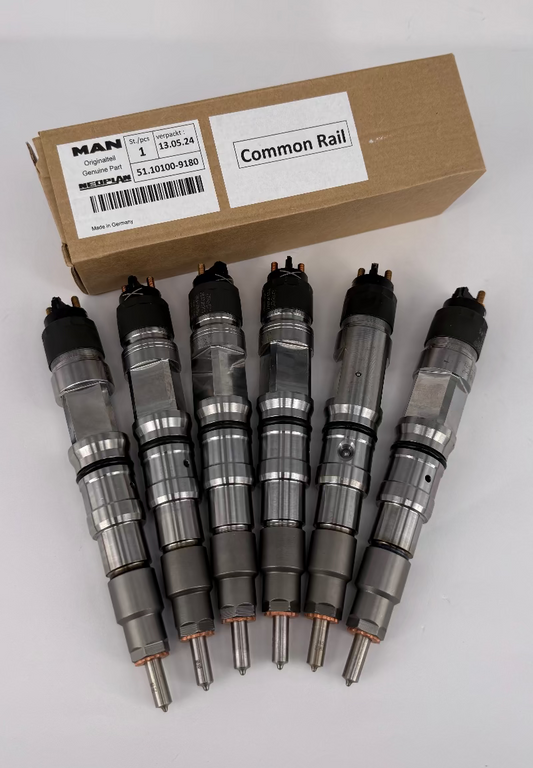 ✅ NOV injektor 0445120354, 0986435650, 51101009180, 51101006180 BOSCH za 🚚 MAN NEOPLAN. KOMPLET x 6 kos. Naroči pregled in popravilo dizelskih šob in črpalk. Pokliči +386 51 328 088.
