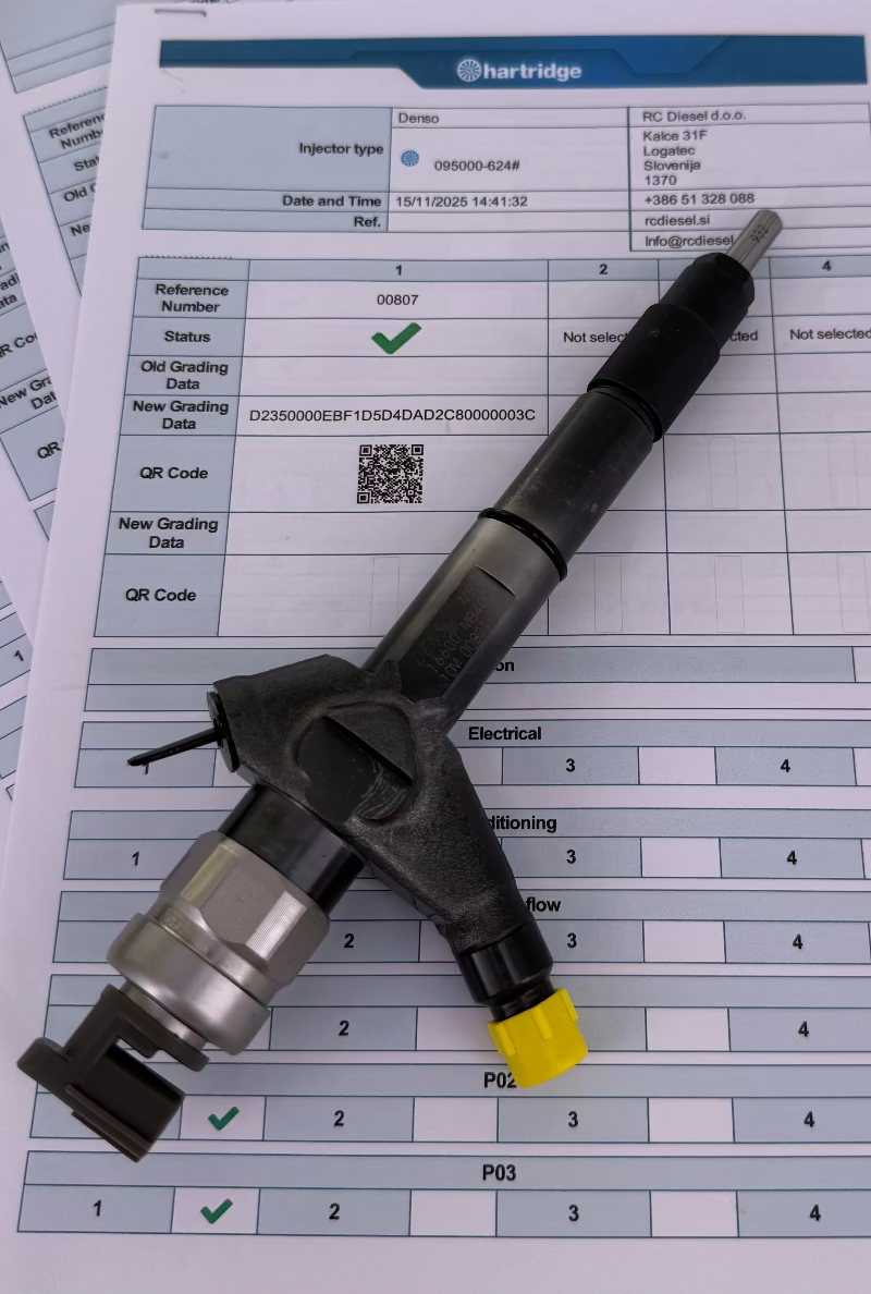 🔧 POPRAVLJEN DCRI106240, 0950006240, 16600MB40A DENSO injektor (KOMPLET x 4 kosa) za 🚙 NISSAN. 16600MB40B, 16600MB40C, 16600MB40D, 16600MB40E, 16600VM00B, 16600VM00C, 16600VM00D.