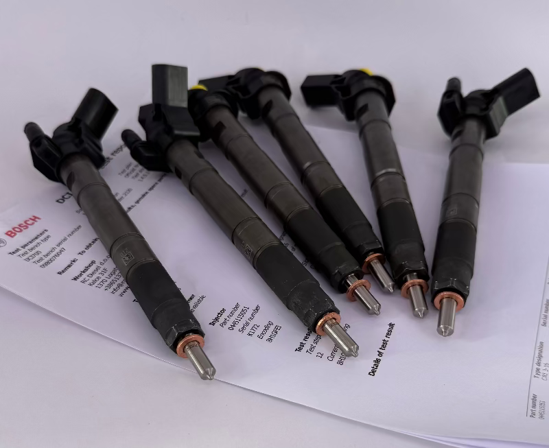 🔧 POPRAVLJEN injektor 0445115037, 0445115036, 0986435358, 0986435371, 059130277AB BOSCH za 🚙 VW (KOMPLET x 6 kos). Vzdrževanje injektorjev in črpalk 📲 +386 51 328 088.