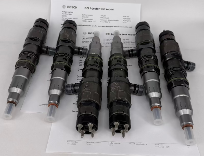 🔧 POPRAVLJEN 0445120386, 0445120385, 0986435647, 0986435648, A4710700887, 471070088780 BOSCH injektor (KOMPLET x 6 kos). ACTORS za 🚚 MB. Naroči +386 51328088.