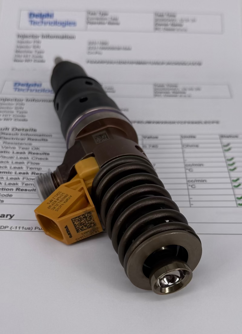 🔧 OBNOVLJEN 22501885/ 85020356/ HRE395/ 28429290/ 23763608/ 42015557/ BEBE1R16201 črpalni injektor F2 DELPHI za 🚛 VOLVO. Vzdrževanje injektorjev +386 51328088.