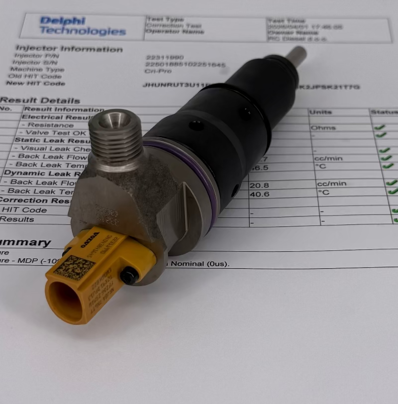🔧 OBNOVLJEN 22311990, 85020357, HRE392, 7485020357, BEBJ1F10001, BEBJ1F10101, BEBJ1F10201 F2 Smart injektor DELPHI za 🚚 VOLVO truck. Vzdrževanje injektorjev +386 51328088.