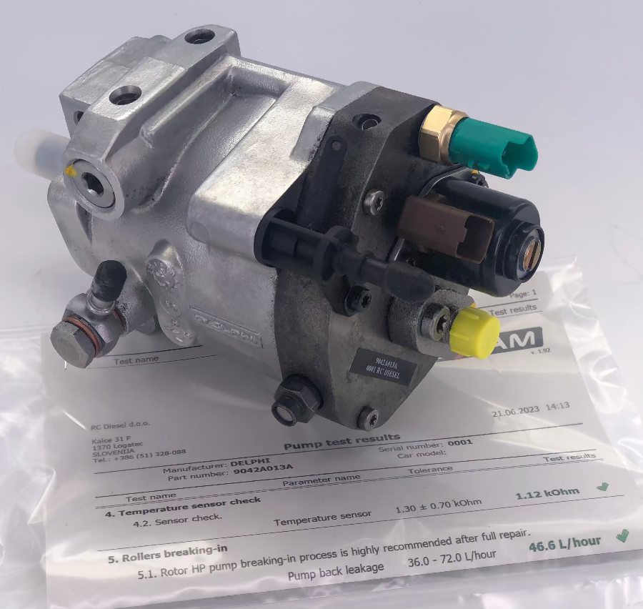 Črpalka 9042A013A, 9042A014A, 28234982, 8200707450, 167003374R, 16700BN700 DELPHI 1.5 DCI Renault POPRAVLJENA. Vse črpalke so 🔧 popravljene z originalnimi nadomestnimi deli. Naroči +386 51 328088.