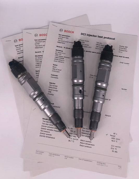 ⚒ OBNOVLJEN vbrizgalni injektor 0445120420, 0986435660, 51101006191 BOSCH za 🚚 MAN. Poskrbite za svoje šobe pri nas ☎ + 386 51 328 088.