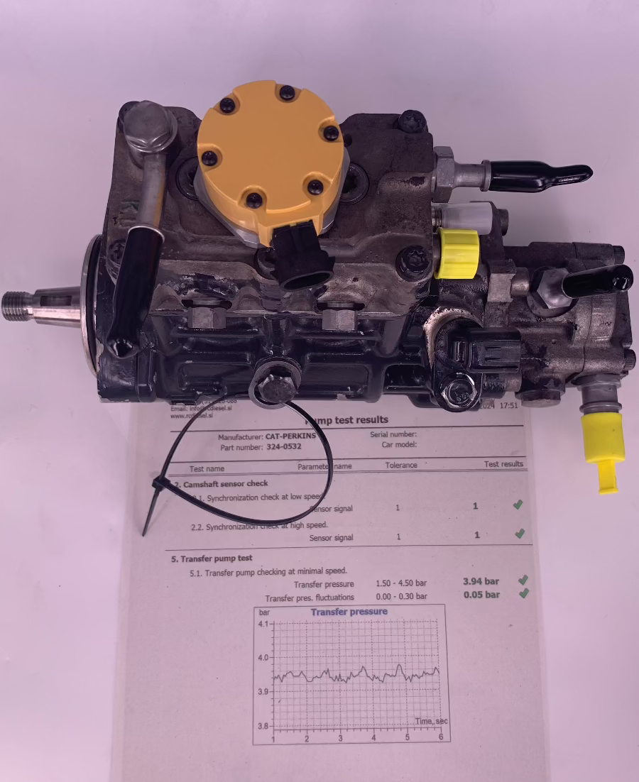 🔧🔨POPRAVLJENA črpalka CAT-PERKINS 324-0532 / 2641A405. Motor C4.4 C6.6. za 🚜 Bager/ Traktor/ Nakladalec na kolesih. Naroči pregled in popravilo +386 51 328 088.