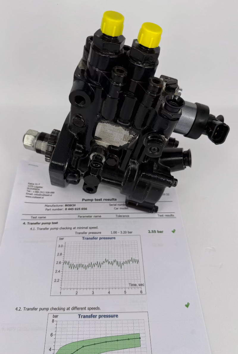 🔧🔨OBNOVLJENA črpalka BOSCH 0445025056, 0445025065, 0445025079 za 🚜 Eicher. Vzdrževanje visokotlačnih črpalk in injektorjev 📱 +386 51 328 088.