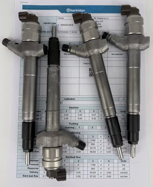 🔧 POPRAVLJENA šoba DENSO 095000-5810, 095000-7060, DCRI107060, 6C1Q-9K546-BB, 6C1Q-9K546-BC, 6C1Q-9K546-BA, HRD624, LR006803, LR010137 za 🚙 FORD/ LAND ROVER. KOMPLET x 4 kosa. Naroči plregled +386 51 328 088.