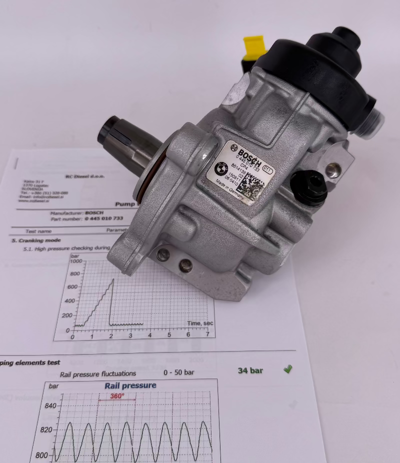 🔧 OBNOVLJENA visokotlačna pompa/ črpalka 0445010733/ 0445010732 BOSCH za 🚙 BMW. Odločite se za pregled in popravilo +386 51 328 088.