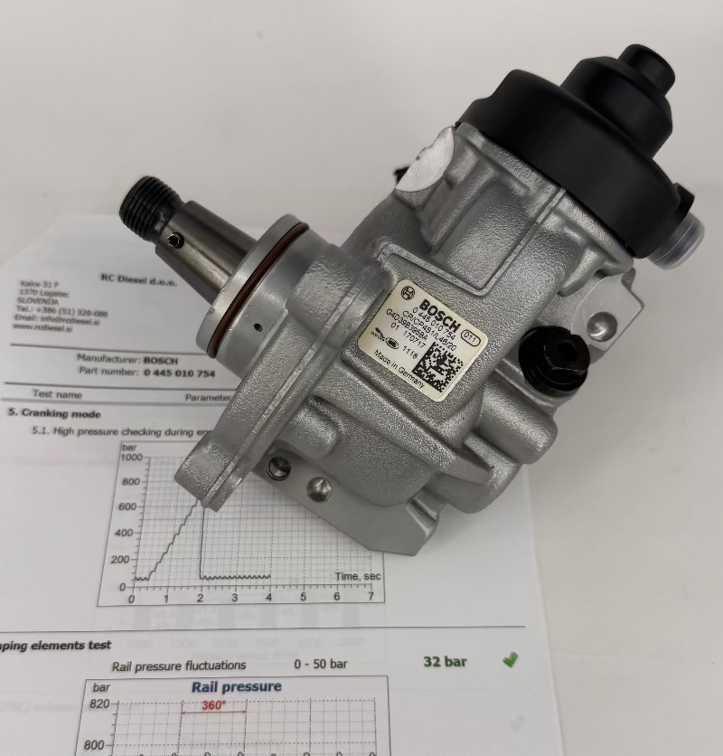 🔧 OBNOVLJENA 0445010753, 0445010754, LR082271 visokotlačna pompa/ črpalka BOSCH za 🚙 LAND ROVER, RANGE ROVER. Naroči pregled in popravilo +386 51 328 088.