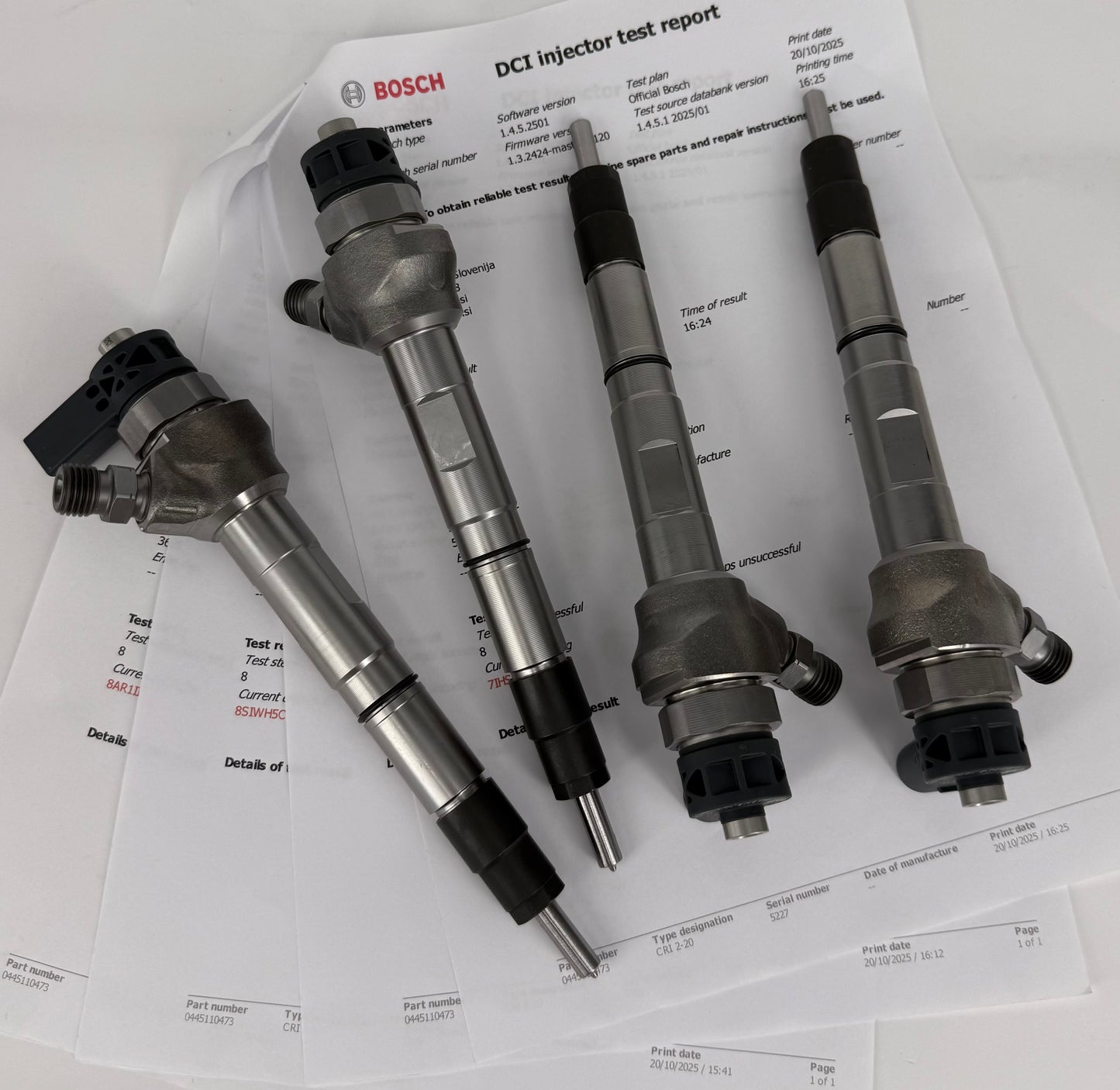 🔧 POPRAVLJEN injektor 0445110473, 0445110472, 0986435259, 04L130277A, 04L130277AD BOSCH za 🚙 VW, AUDI, SEAT, SKODA. Testiranje, popravilo, kodiranje📱+386 51328088. KOMPLET x 4 kosa.