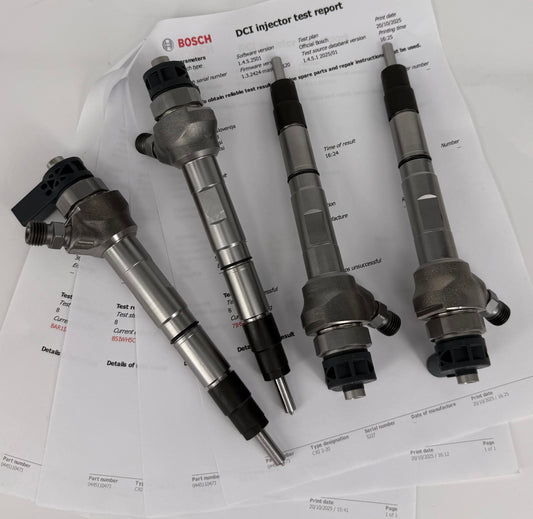 🔧 POPRAVLJEN injektor 0445110473, 0445110472, 0986435259, 04L130277A, 04L130277AD BOSCH za 🚙 VW, AUDI, SEAT, SKODA. Testiranje, popravilo, kodiranje📱+386 51328088. KOMPLET x 4 kosa.