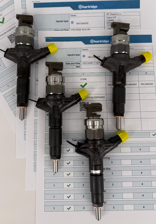 🔧 POPRAVLJEN DCRI107890, 095000-7890, 16613AA020 DENSO injektor za 🚙 SUBARU. KOMPLET x 4 kosa. Naroči preglad in popravilo +386 51328088.