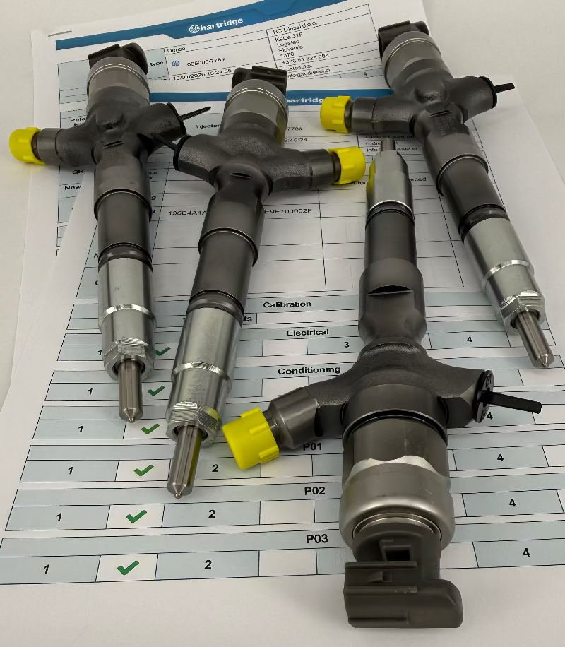 🔧 POPRAVLJEN DCRI107780, 095000-7780, 23670-30140, 1950001160 injektor DENSO za 🚘 TOYOTA. KOMPLET x 4 kosa. Vzdrževanje injektorjev in črpalk +386 51 328 088.