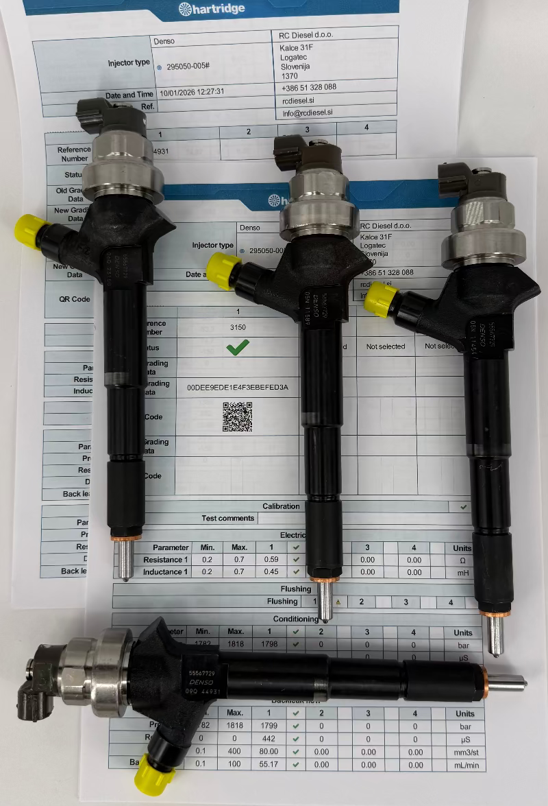 🔧 POPRAVLJEN DCRI300050, 295050-005, 55567729 injektor DENSO za 🚙 ISUZU, OPEL (KOMPLET x 4 kosa). Pravočasno pregledaj in prihrani denar 📲+386 51 328088.