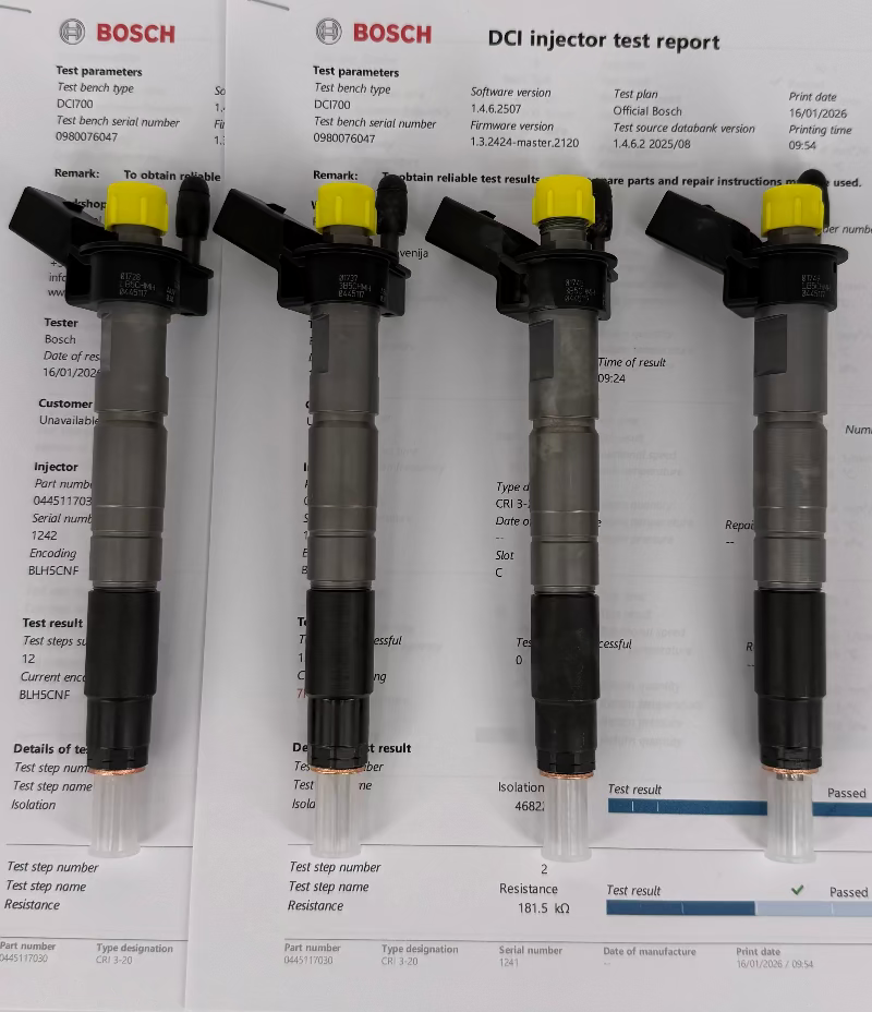 🔨 POPRAVLJENA šoba 0445117030, 0986435425, 13537823461 BOSCH za 🚘 BMW (KOMPLET x 4 kosa). Naroči pregled in popravilo injektorjev/ črpalk +38651328088.