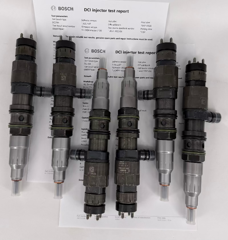 🔧 POPRAVLJEN 0445120386, 0445120385, 0986435647, 0986435648, A4710700887, 471070088780 BOSCH injektor (KOMPLET x 6 kos). ACTORS za 🚚 MB. Naroči +386 51328088.