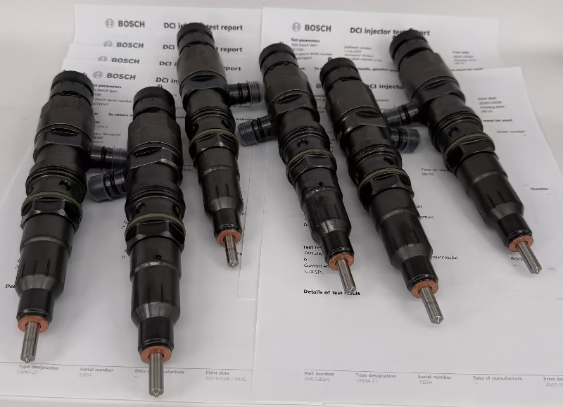 ⚒ POPRAVLJEN 0445120642, 0445120641, A4710701787 injektor BOSCH (KOMPLET x 6 kos.) 🚚 Mercedes Actros. Naroči pregled in popravilo šob / črpalk +386 51 328 088.