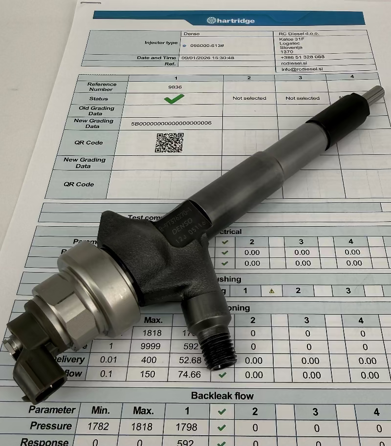 🔧 POPRAVLJEN DCRI106130, 0950006130, 8973762700, 2940000501, 2940000502, 8973762702 injektor DENSO 🚙 OPEL. Naroči testiranje in popravilo injektorjev/ črpalk +38651328088.