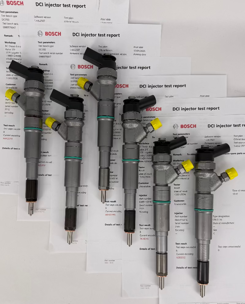 🔧 Popravljena šoba 0445110216, 0445110161, 0986435091 BOSCH za 🚙 BMW (KOMPLET x 6 kos z novim vložkom). 13537790093, 13537793836, 13537794334. Pokliči in naroči pregled +386 51328088.