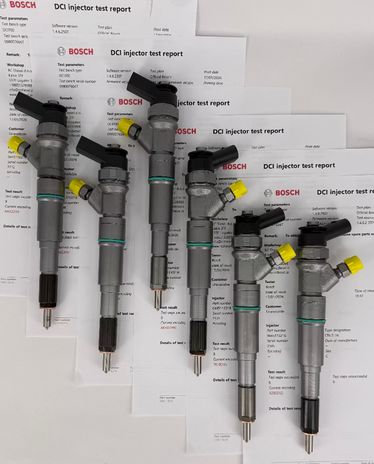 🔧 Popravljena šoba 0445110216, 0445110161, 0986435091 BOSCH za 🚙 BMW (KOMPLET x 6 kos z novim vložkom). 13537790093, 13537793836, 13537794334. Pokliči in naroči pregled +386 51328088.