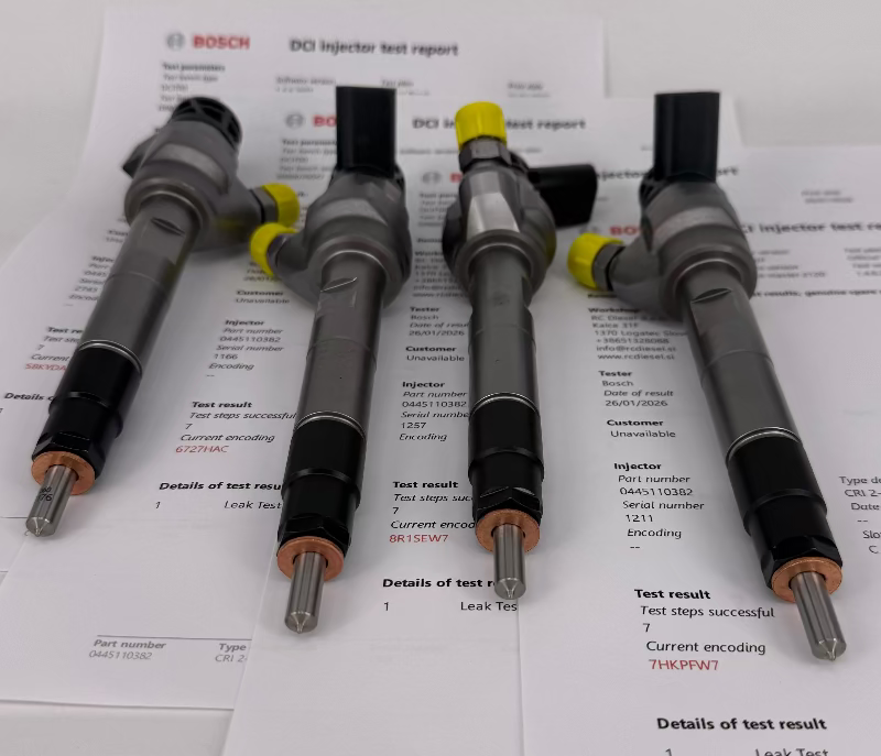 🔧 Popravljena šoba 0445110480, 0445110478, 0445110479, 0445110616, 0445110617, 0445110595, 0445110382 BOSCH za 🚙 BMW (KOMPLET x 4 k.). Z novimi rezervnimi deli (vložek, matica, ventil, tesnila). 📲 +38651328088.