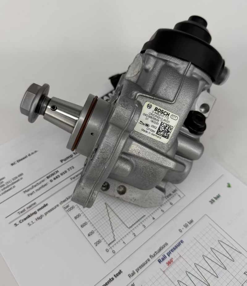 🔧 POPRAVLJENA visokotlačna črpalka BOSCH 0445010772, 0445010705, 0445010771, G4D39B395AA, AJ813367, LR073700 za 🚙 Yaguar / Land Rover. Vzdrževanje črpalk, injektorjev. Pokliči 📱+386 51 328 088.