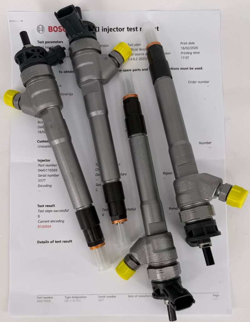 🔧 POPRAVLJEN injektor 0445110569, 95518001, 6000616680, 166000804R BOSCH (KOMPLET x 4 kosa) za 🚙 OPEL/ RENAULT 1.6 Dci. Naroči pregled +386 51328088.