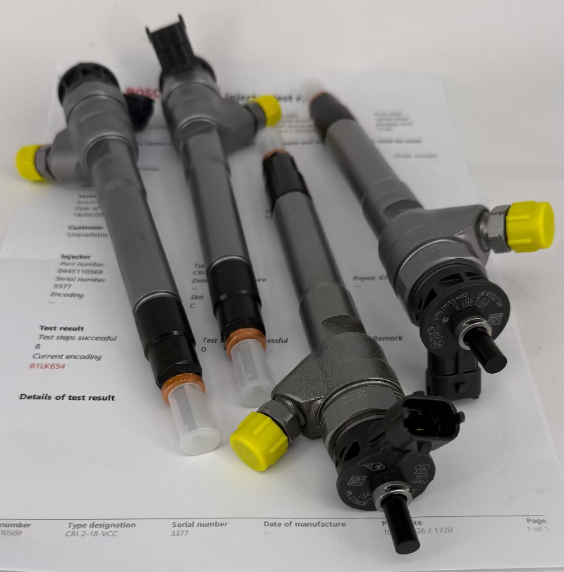 🔧 POPRAVLJEN injektor 0445110569, 95518001, 6000616680, 166000804R BOSCH (KOMPLET x 4 kosa) za 🚙 OPEL/ RENAULT 1.6 Dci. Naroči pregled +386 51328088.