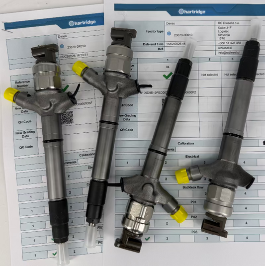 🔧 OBNOVLJEN DCRI107610, 095000-6110, 0950007240, 0950005610, 095000-6900, 2367009130, 23670-0R016, 2367009200 injektor (KOMPLET x 4 k.) za 🚙 TOYOTA.