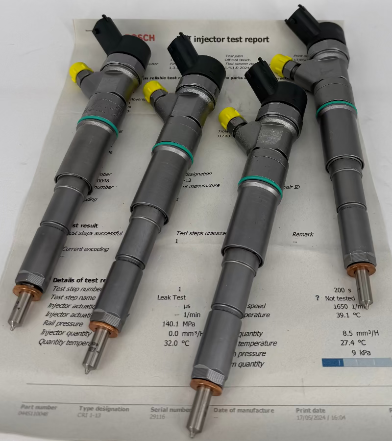 ⚒ Obnovljen 0445110048, 0445110040, 0986435094 BOSCH injektor (KOMPLET x 4 k.) za 🚘 BMW. Naroči pregled in popravilo šob +386 51328088 ali info@rcdiesel.si.