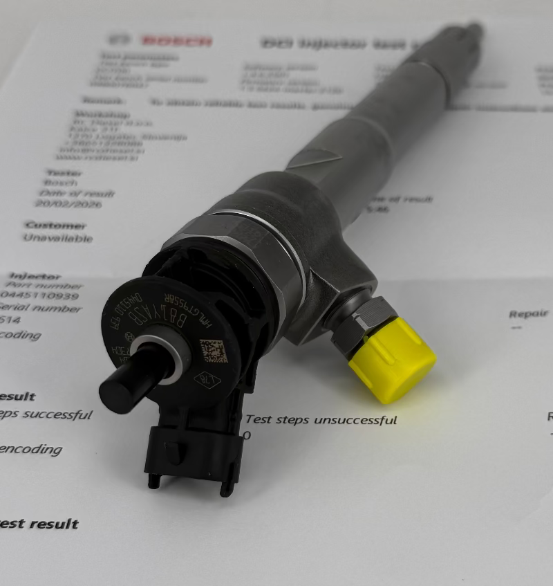 🔧 OBNOVLJEN 0445110939/ 166007383R BOSCH injektor za 🚙 RENAULT, NISSAN, FIAT. Naroči servisiranje injektorjev/ črpalke +386 51 328088.