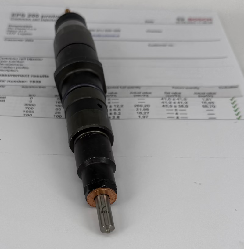 🔧 Obnovljena dizelska šoba 0445120125, 0986435560, 0445120236, 0445120029, 0986435522 BOSCH (KOMPLET x 6 kos.) z novimi vložkami, ventilami. Motor CUMMINS.📱+38651328088.