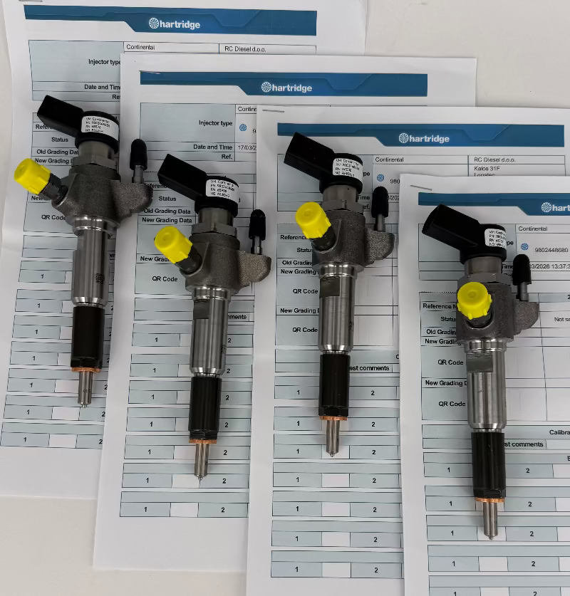 ⚒ OBNOVLJEN (KOMPLET x 4 kosa) dizelskih injektorjev A2C59513556, 9802448680, 9674973080 CONTINENTAL/ SCHAEFFLER za Peugeot 1.6.📌Pregled in popravilo šob/ visokotlačnih črpalk naroči ☎ +386 51328088.
