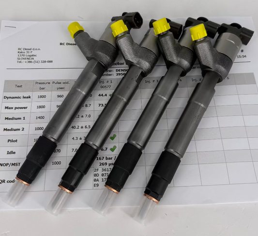 🔧 Injektor DCRI301030, 55578075, 295050-1030 DENSO POPRAVLJEN KOMPLET x 4 kosa 🚙 Opel. Pravočasno izvajajte vzdrževanje sistema za gorivo.📱+386 51328088.