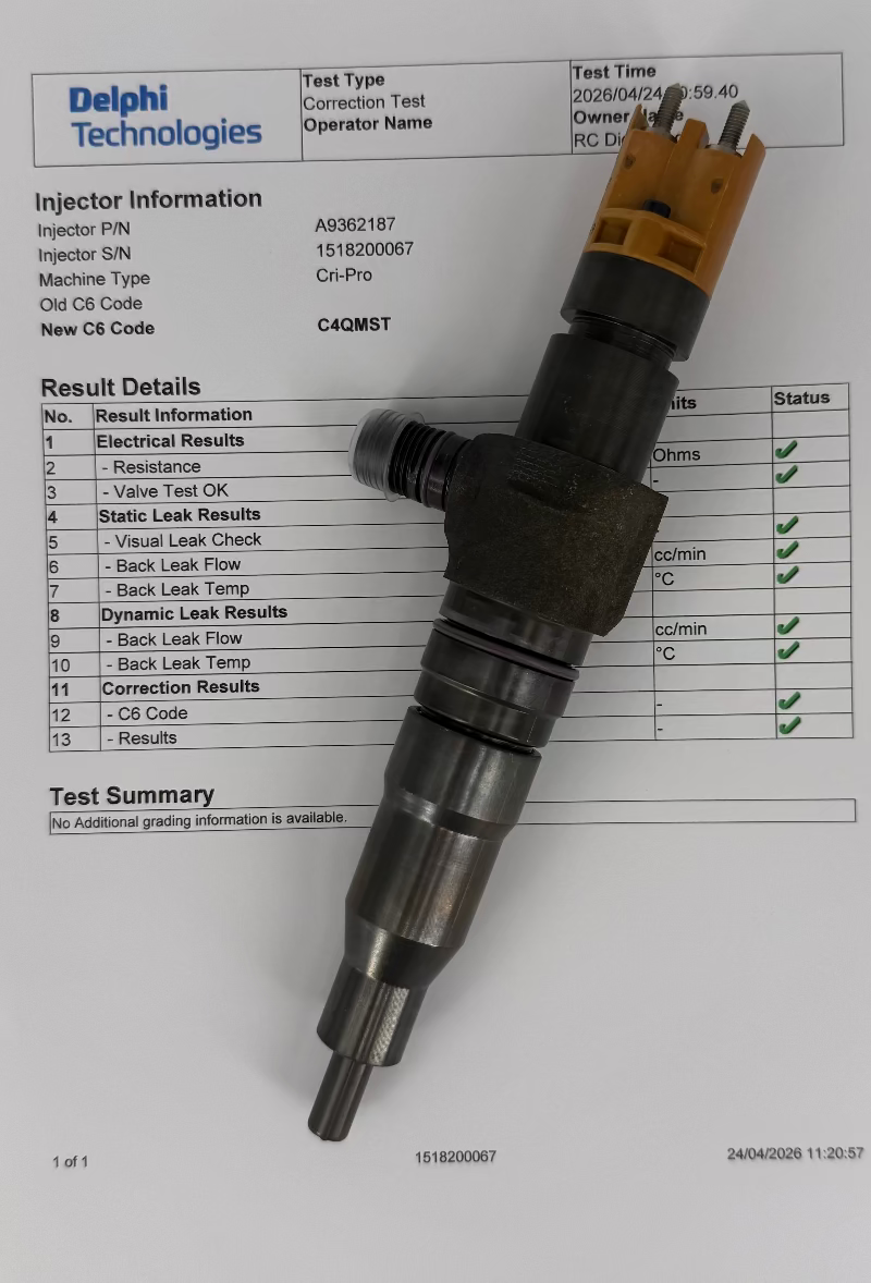 🔧 DELPHI A9362187, A9360702187, 42044914, BEBJ1C01001, A9362887, BEBJ1C01002 Smart injektor za 🚚 MB truck POPRAVLJEN z novimi rezervnimi deli. Naroči testiranje in popravilo injektorjev +386 51 328088.