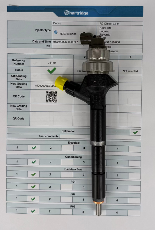 🔧 Injektor DCRI106130, 8973762703, 0950006130, 8973762700, 2940000501, 2940000502, 8973762702 DENSO 🚙 OPEL POPRAVLJEN. Naroči testiranje in popravilo injektorjev/ črpalk +38651328088.